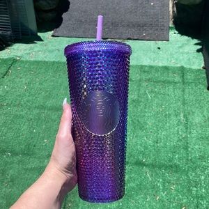 Starbucks studded new purple oil slick 2022 Venti Tumblr